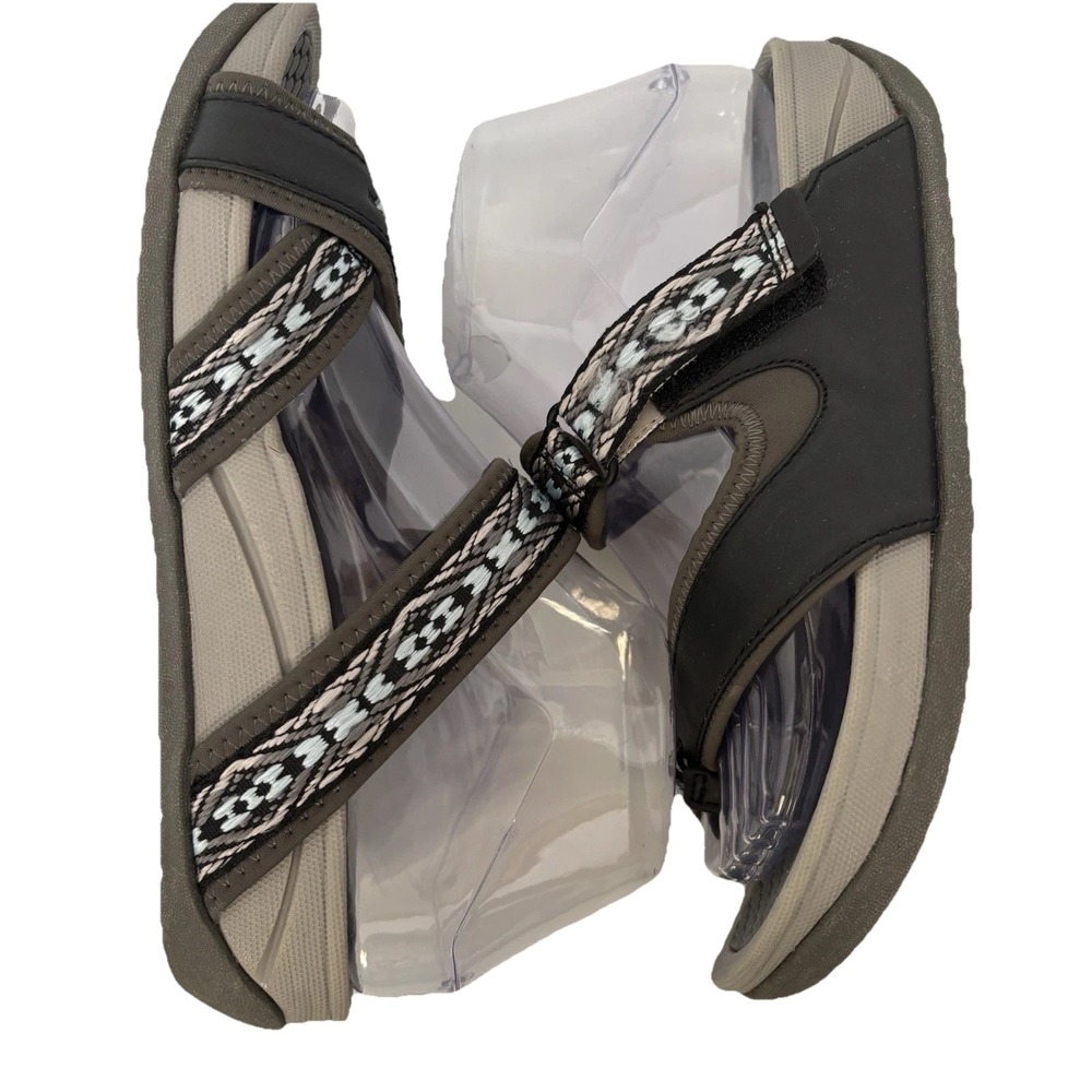 Baretraps Desare Slide Sandals Black Gray 7.5 Slip On Comfort Recover Rebound - Picture 6 of 16